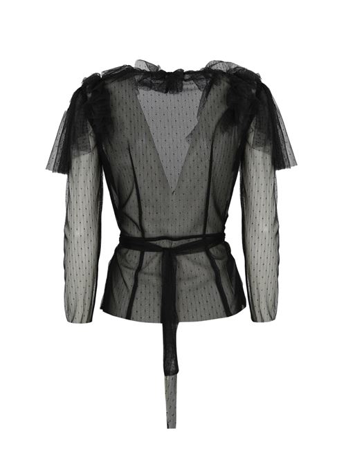 Camicia in tulle con ruches Philosophy di Lorenzo Serafini | A0203 57510555